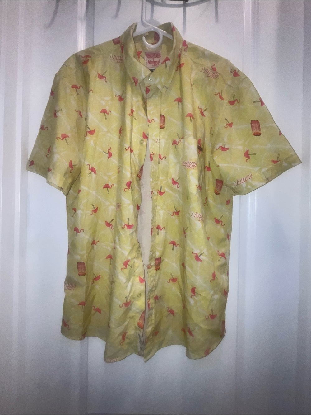 RSVLTS x Natural Light "Naturdays Flamingo" Short Sleeve Men's XL